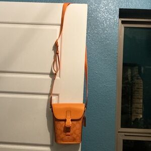 Coach Orange Crossbody Bag